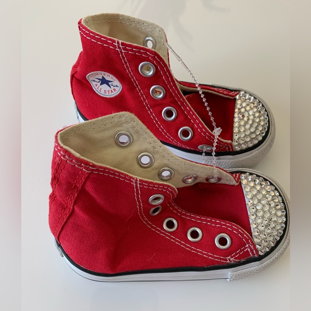 Rhinestone Hightop Converse